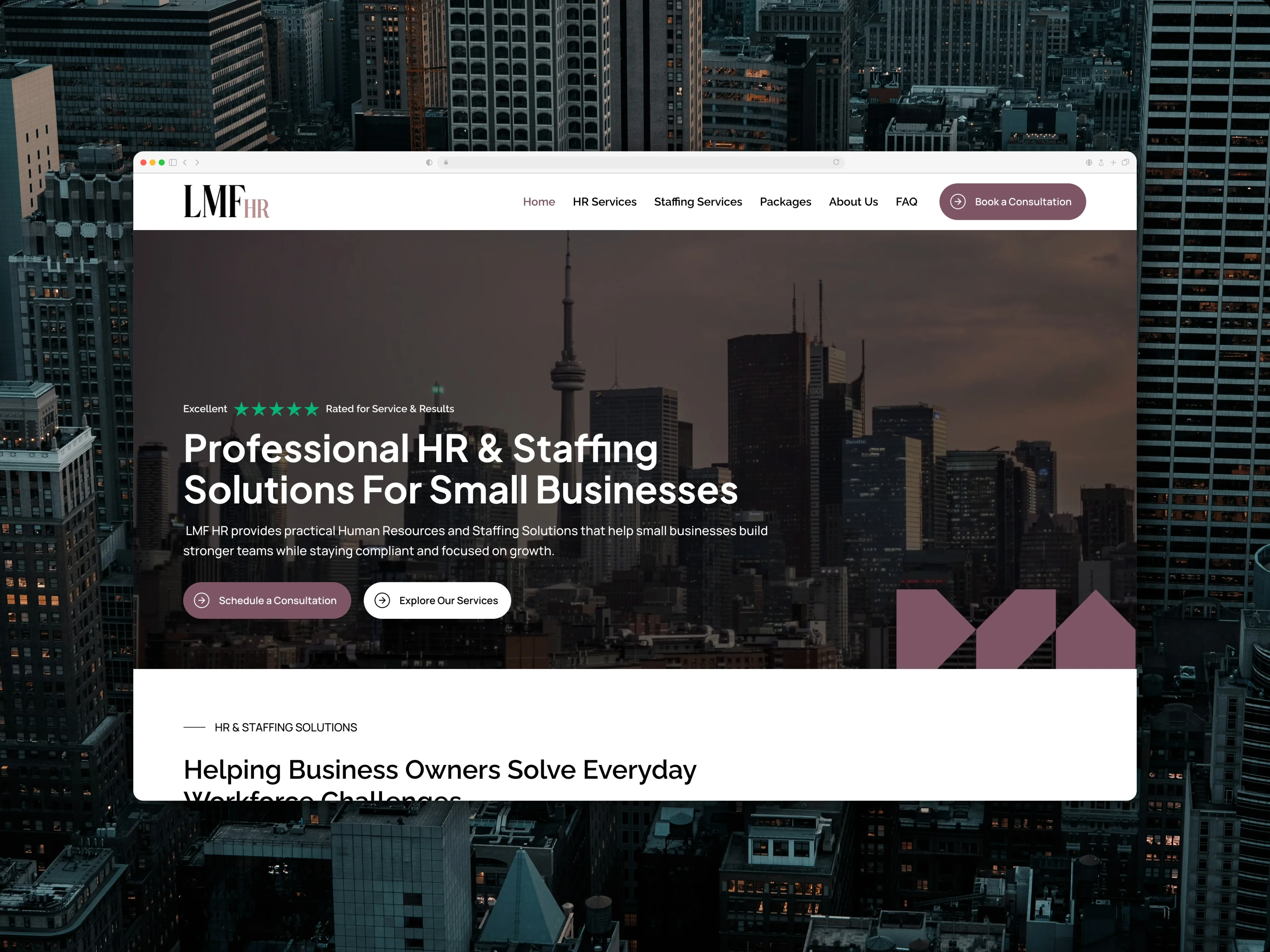 LMF HR website