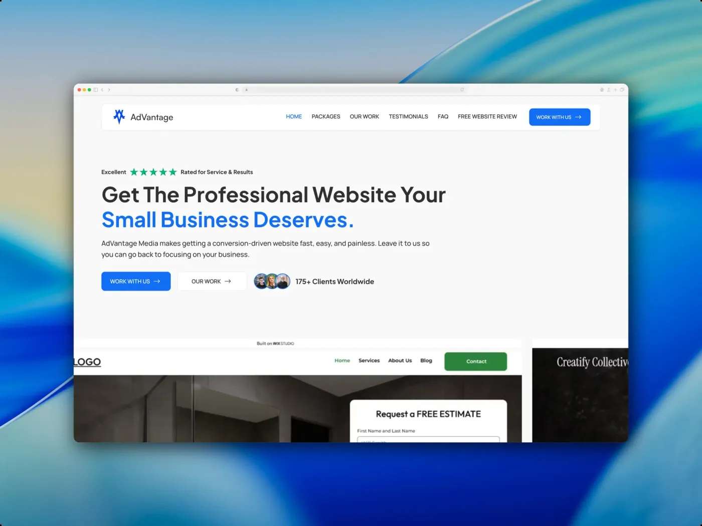 AdVantage Media website