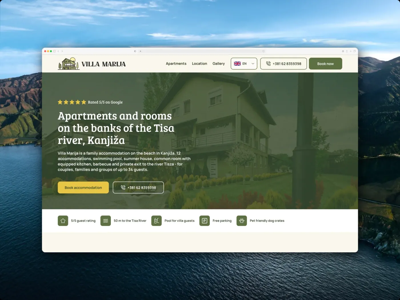 Villa Maria website